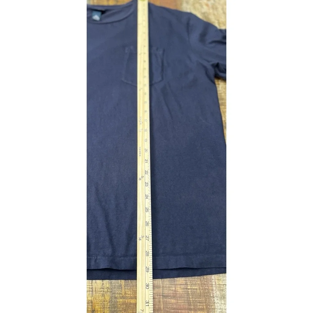 Polo Ralph Lauren Pocket T Shirt Mens XL Navy Blue Red Pony Cotton Crew Neck Tee